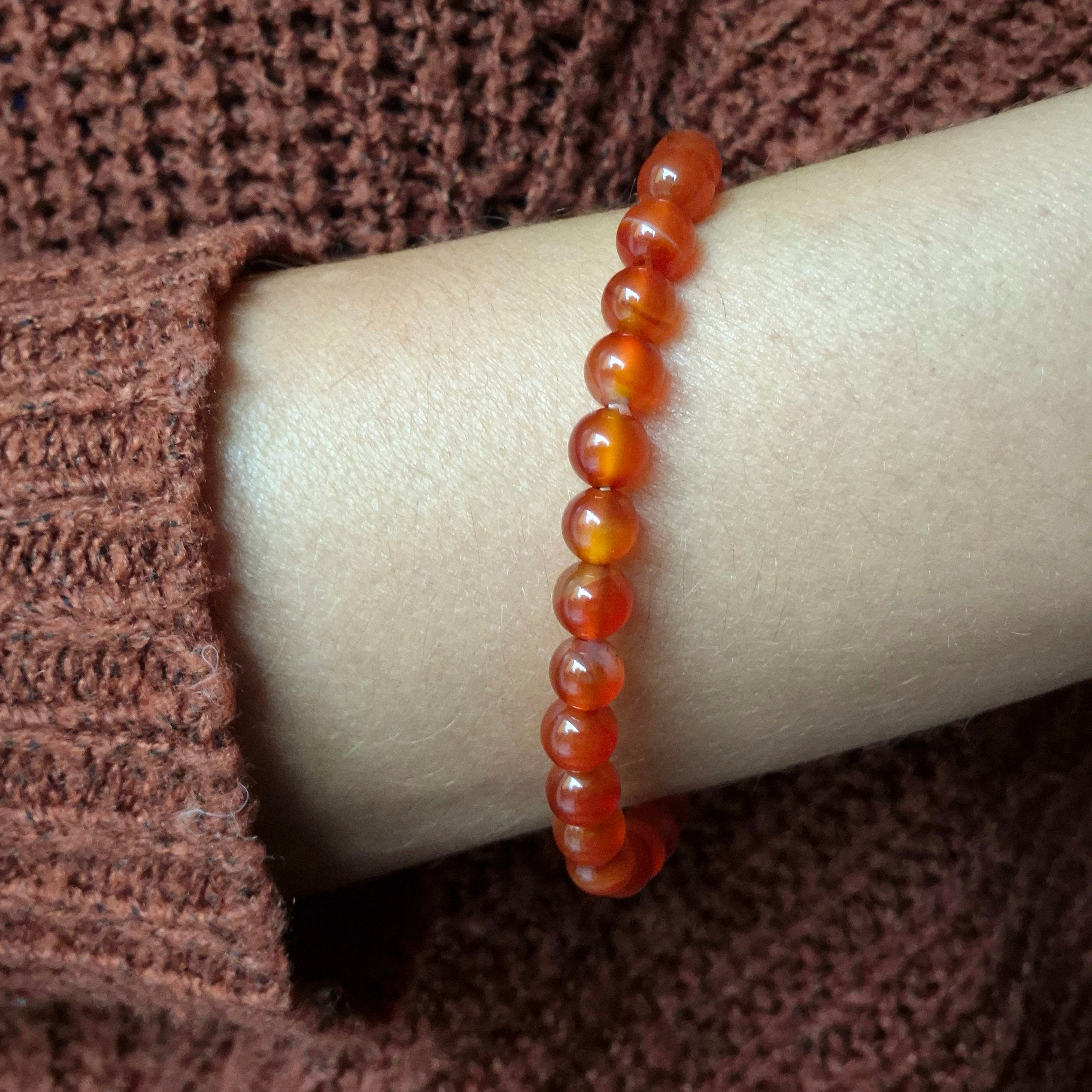 Kugelarmband Carneol