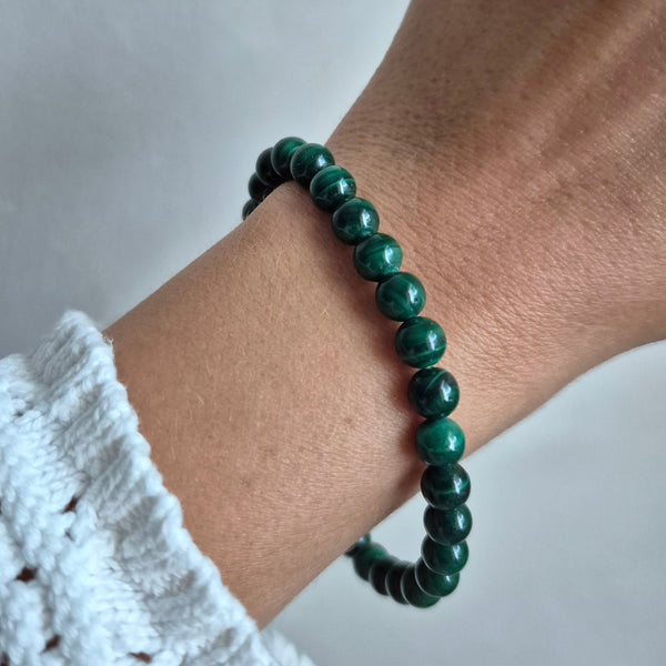 Kugelarmband Malachit