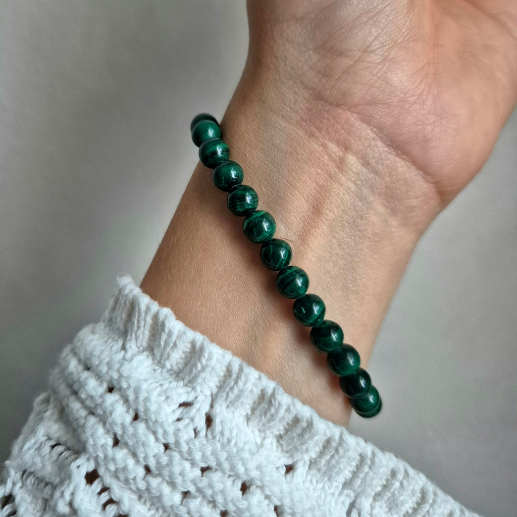 Kugelarmband Malachit