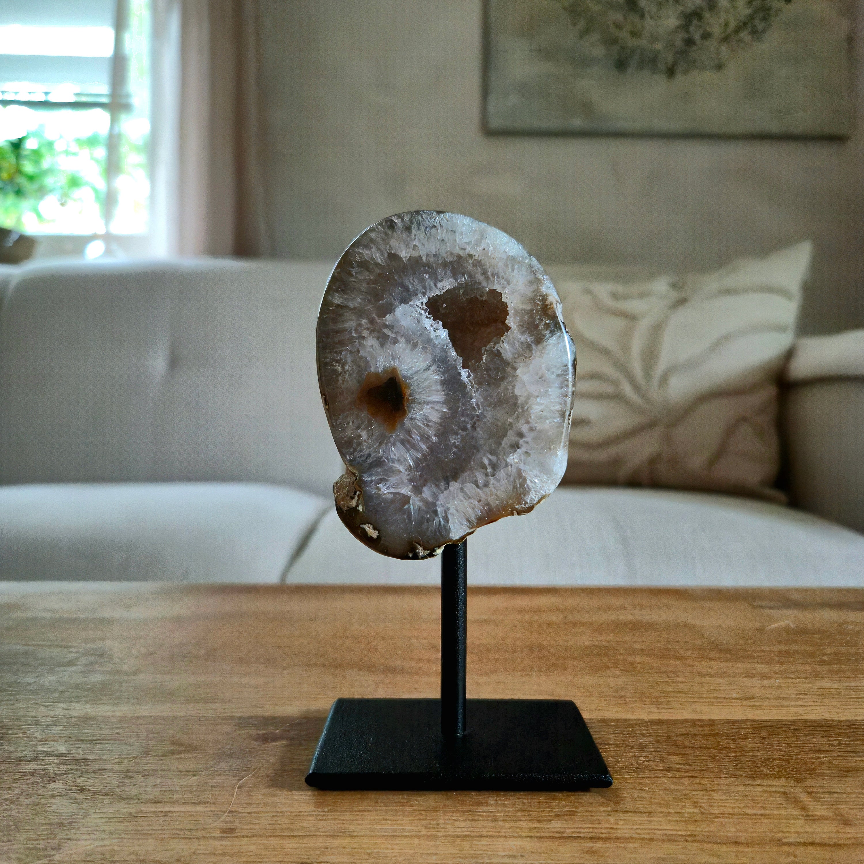 Achat Geode auf Ständer #1