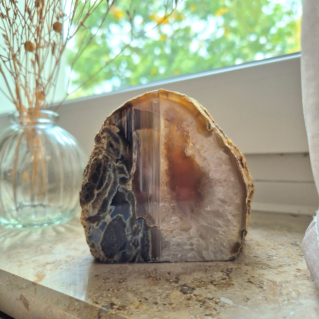 Teelichthalter Achatgeode #4