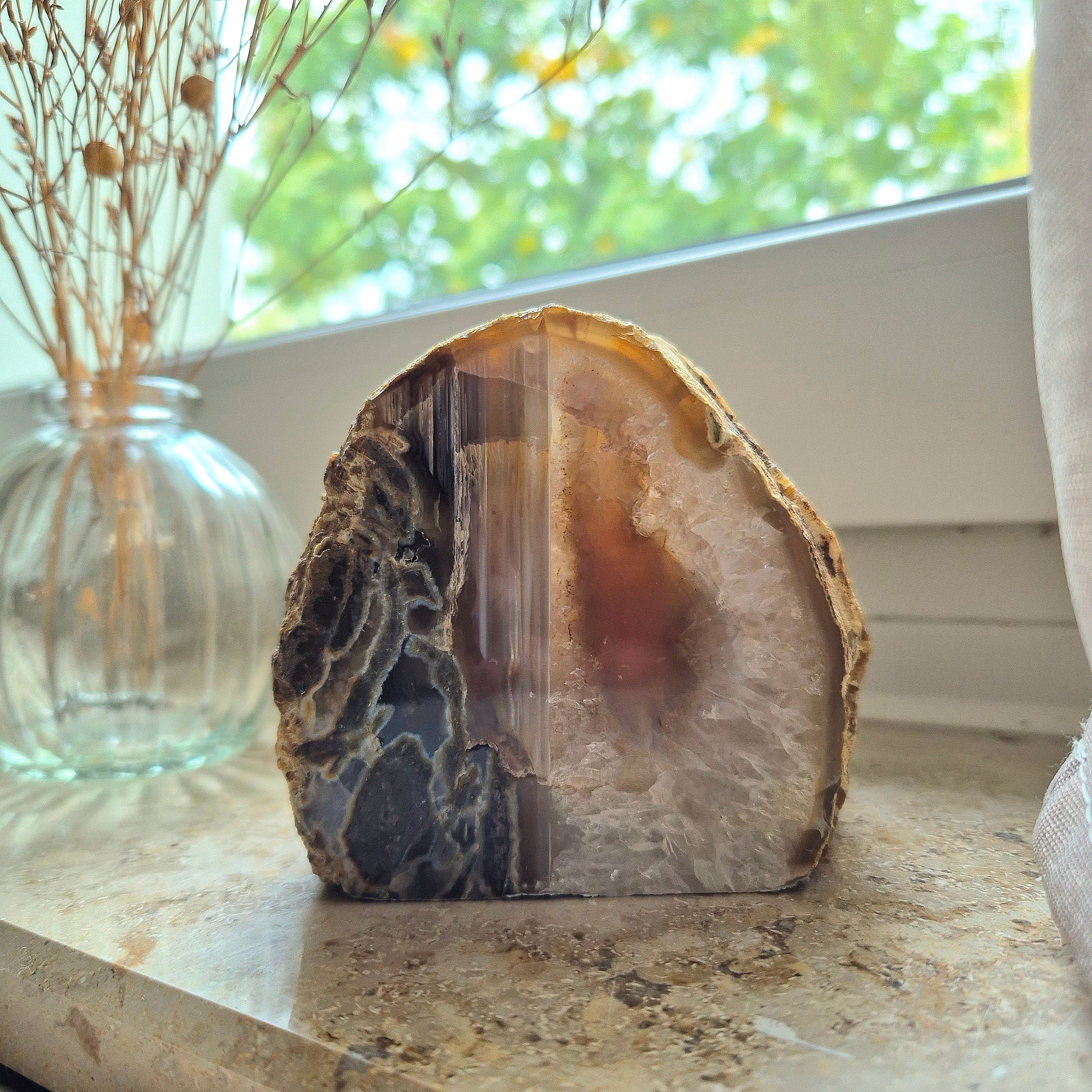 Teelichthalter Achatgeode #4