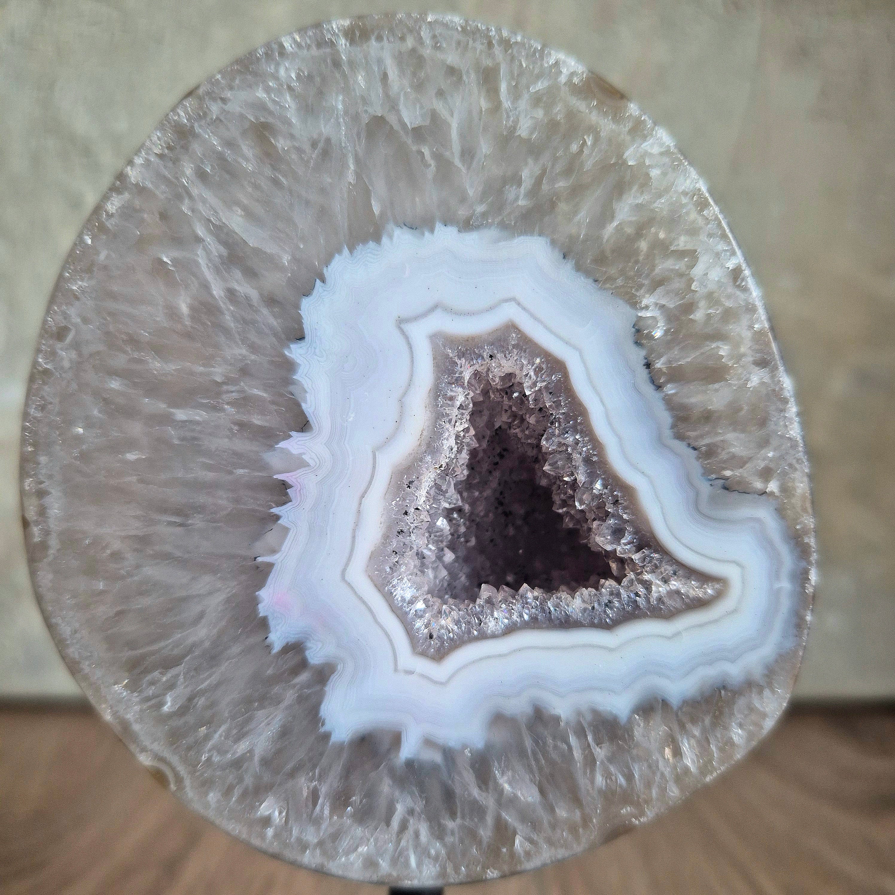 Achat Geode auf Ständer #12