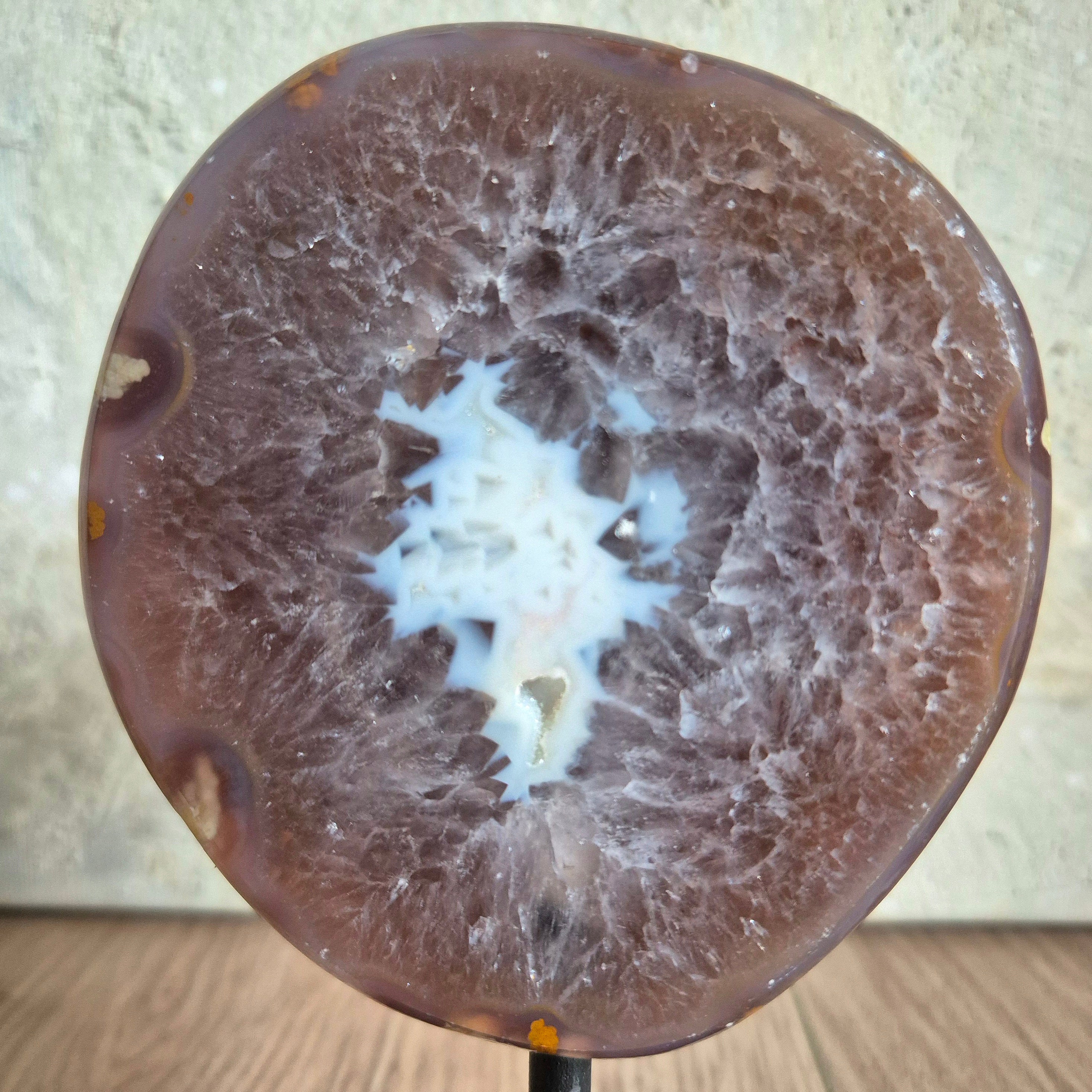 Achat Geode auf Ständer #11