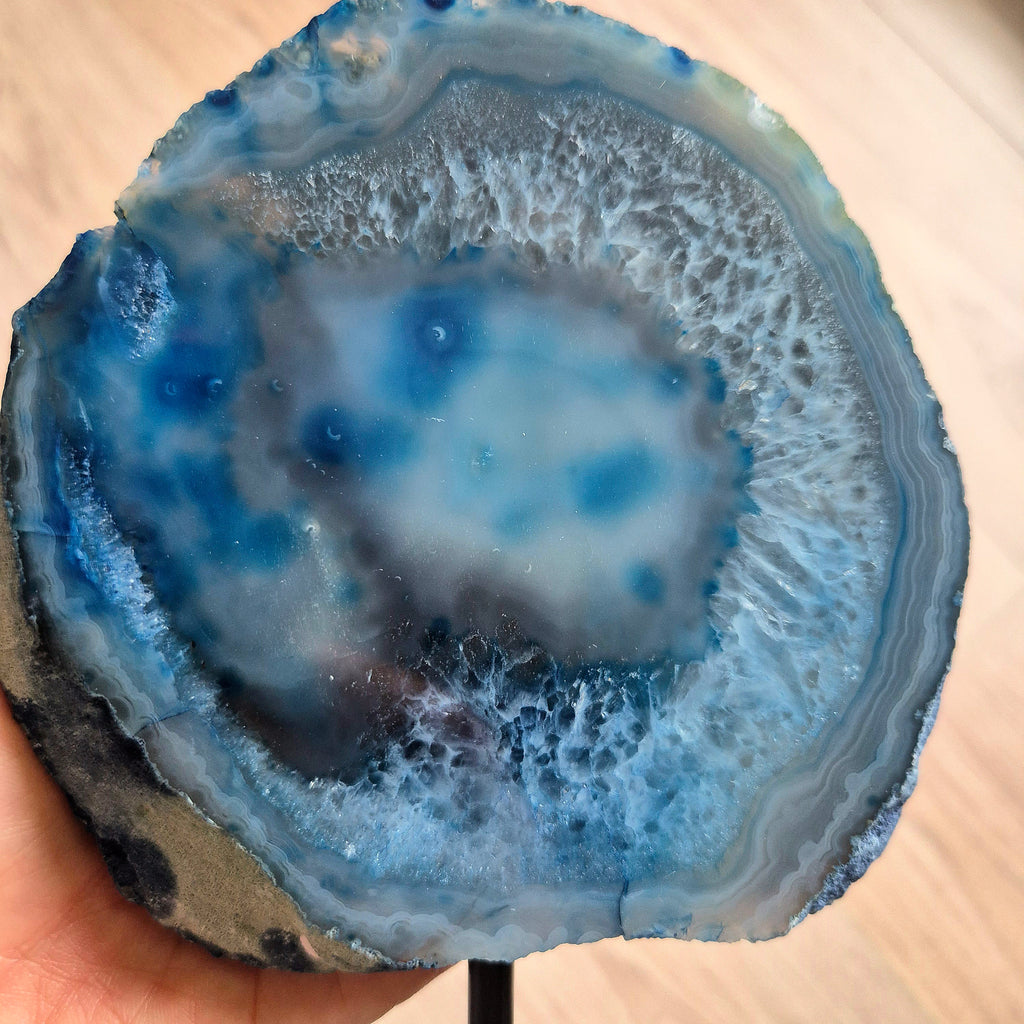 Achat Geode auf Ständer #9