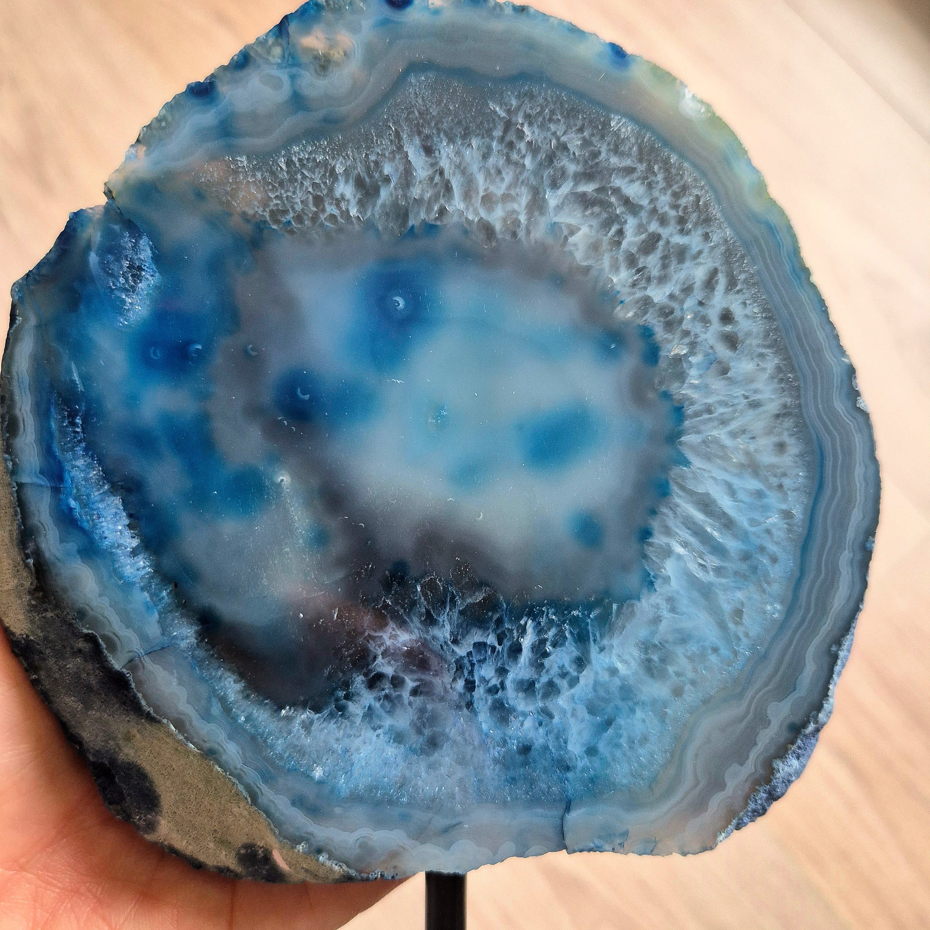 Achat Geode auf Ständer #9