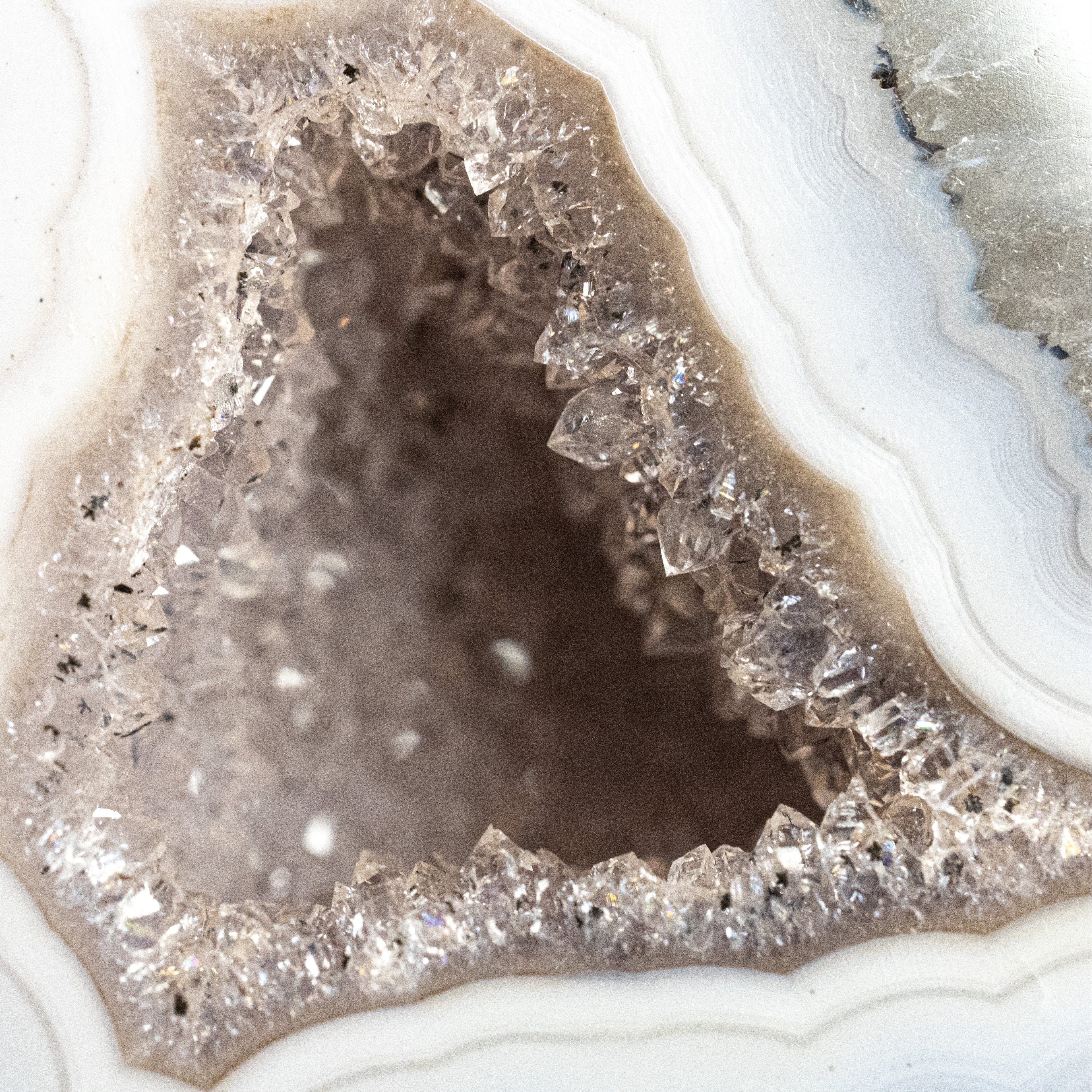 Achat Geode auf Ständer #12