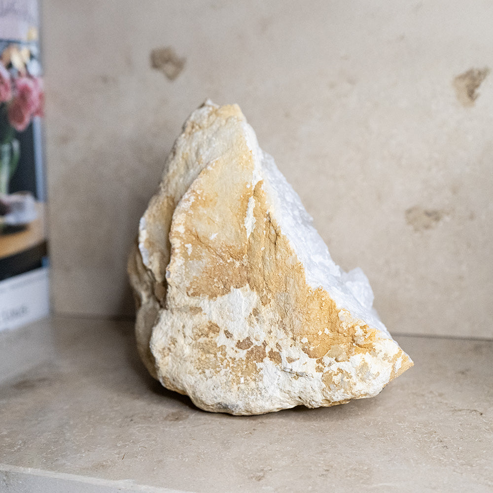 Große Quarz Geode - Rohstein