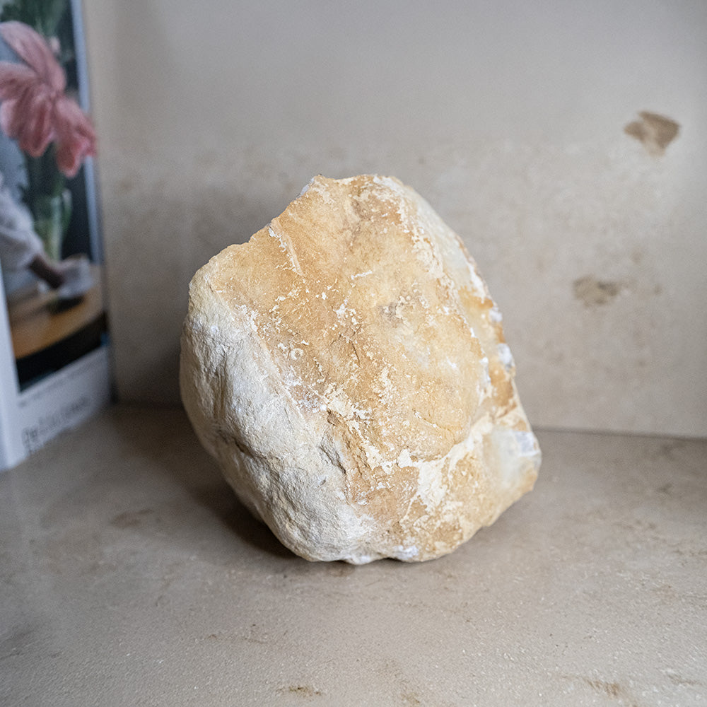 Große Quarz Geode - Rohstein