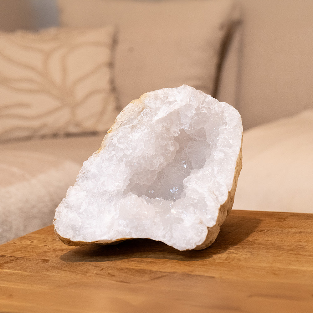 Große Quarz Geode - Rohstein