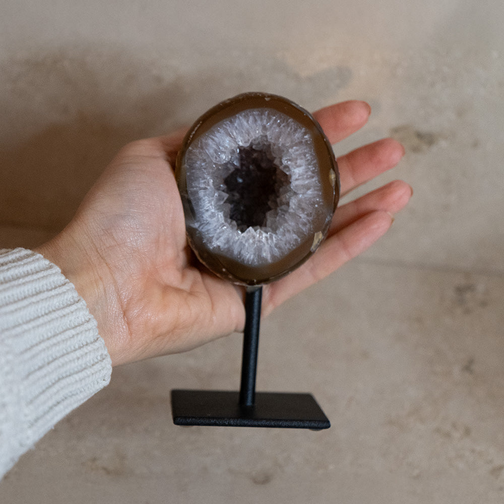 Achat Geode auf Ständer #2