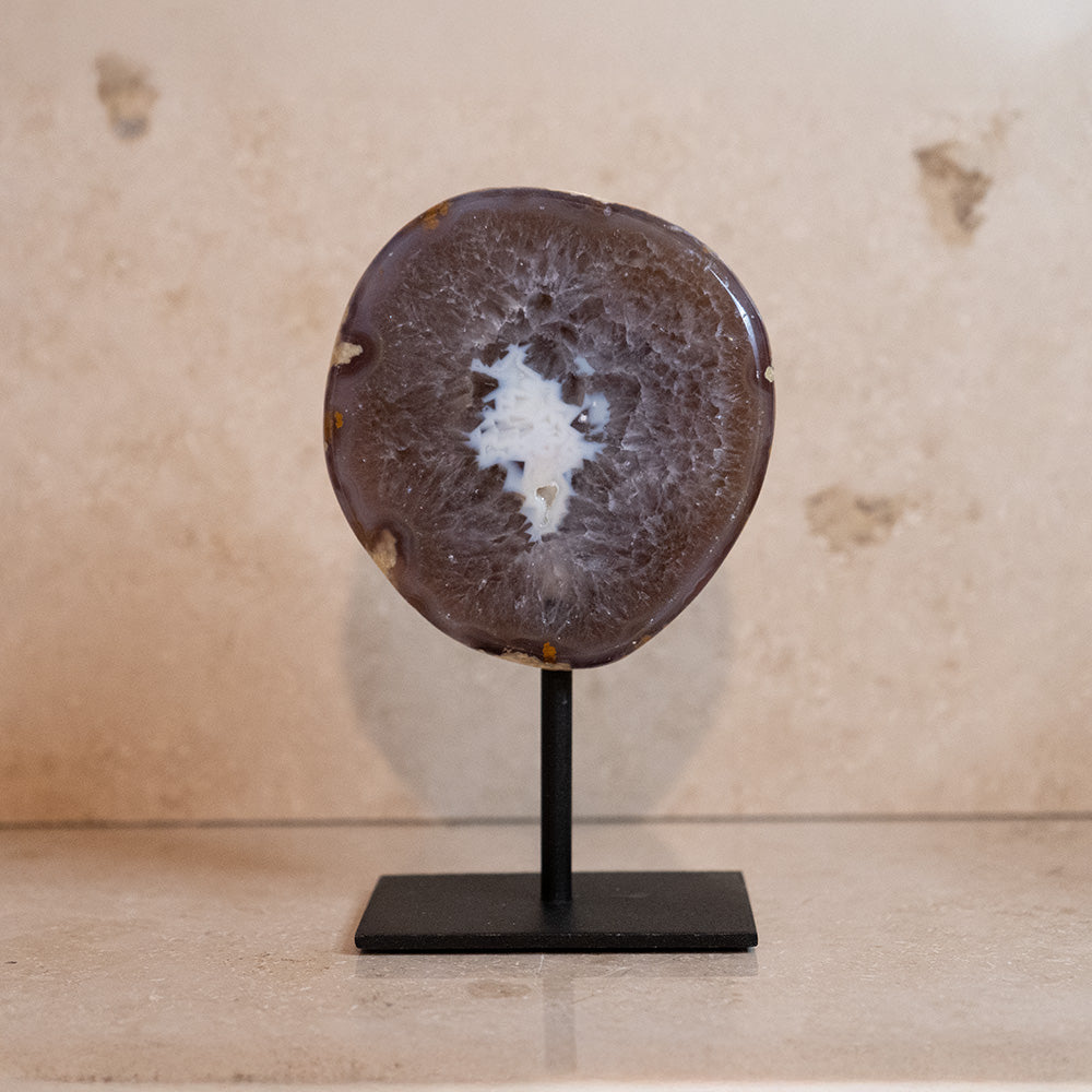 Achat Geode auf Ständer #11