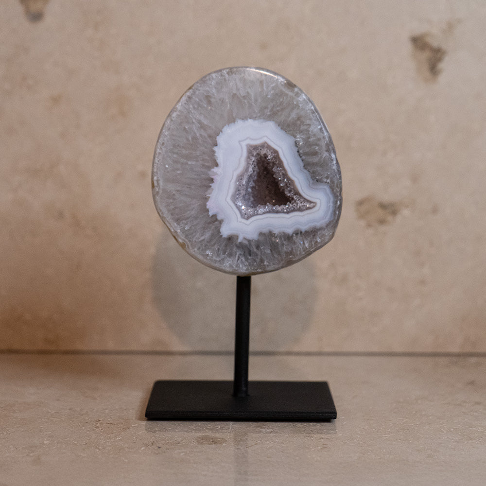 Achat Geode auf Ständer #12