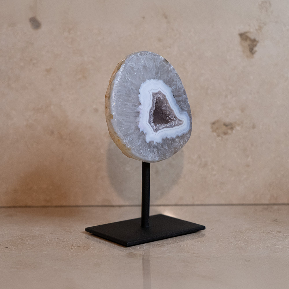 Achat Geode auf Ständer #12