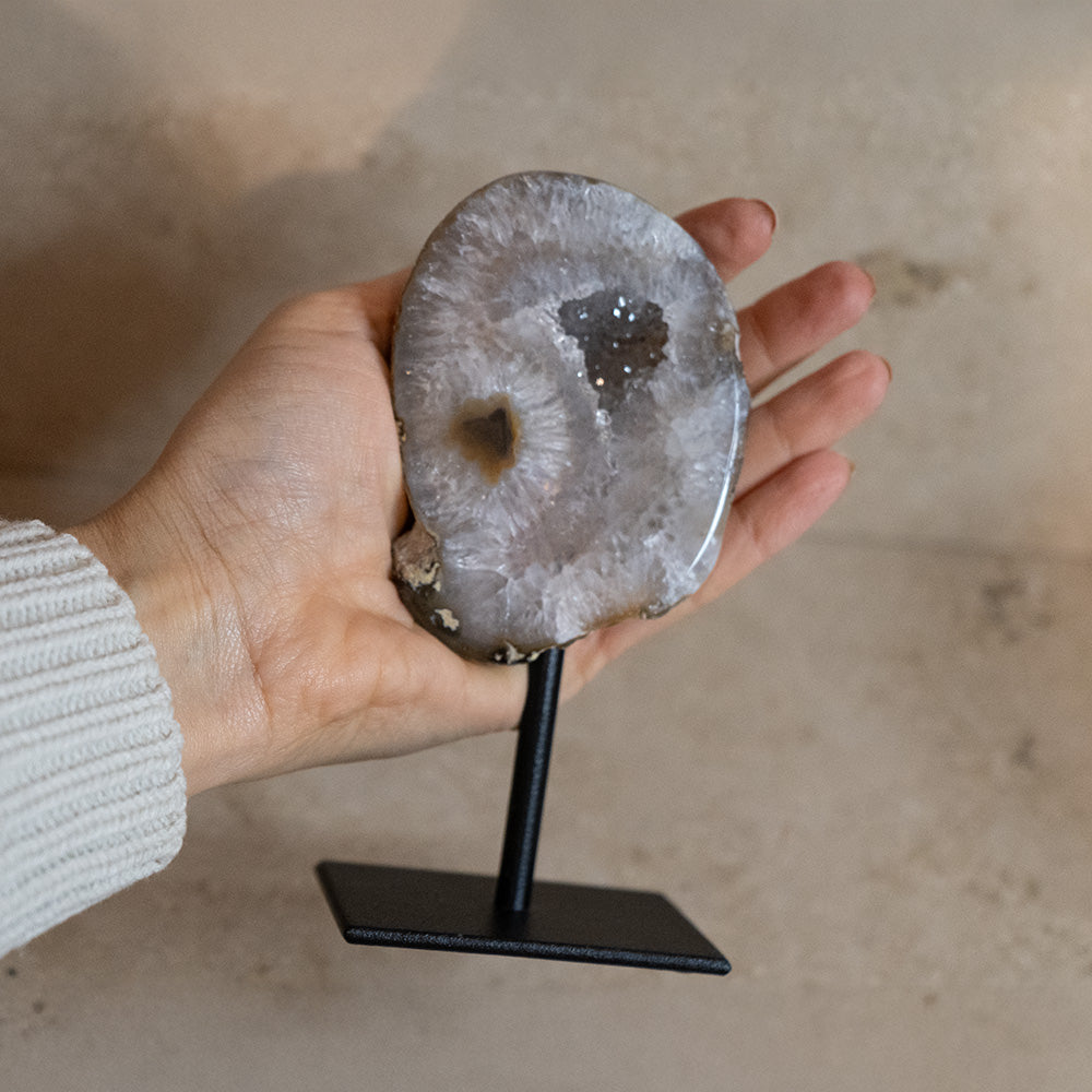 Achat Geode auf Ständer #1