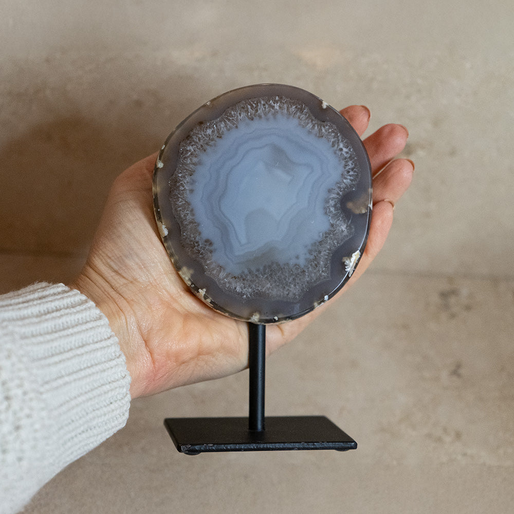 Achat Geode auf Ständer #3