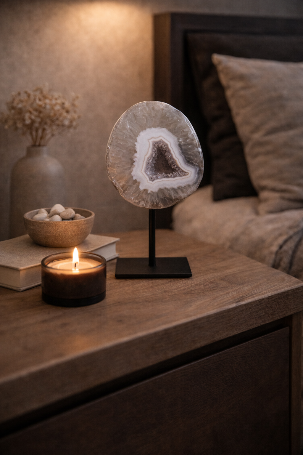 Achat Geode auf Ständer #12