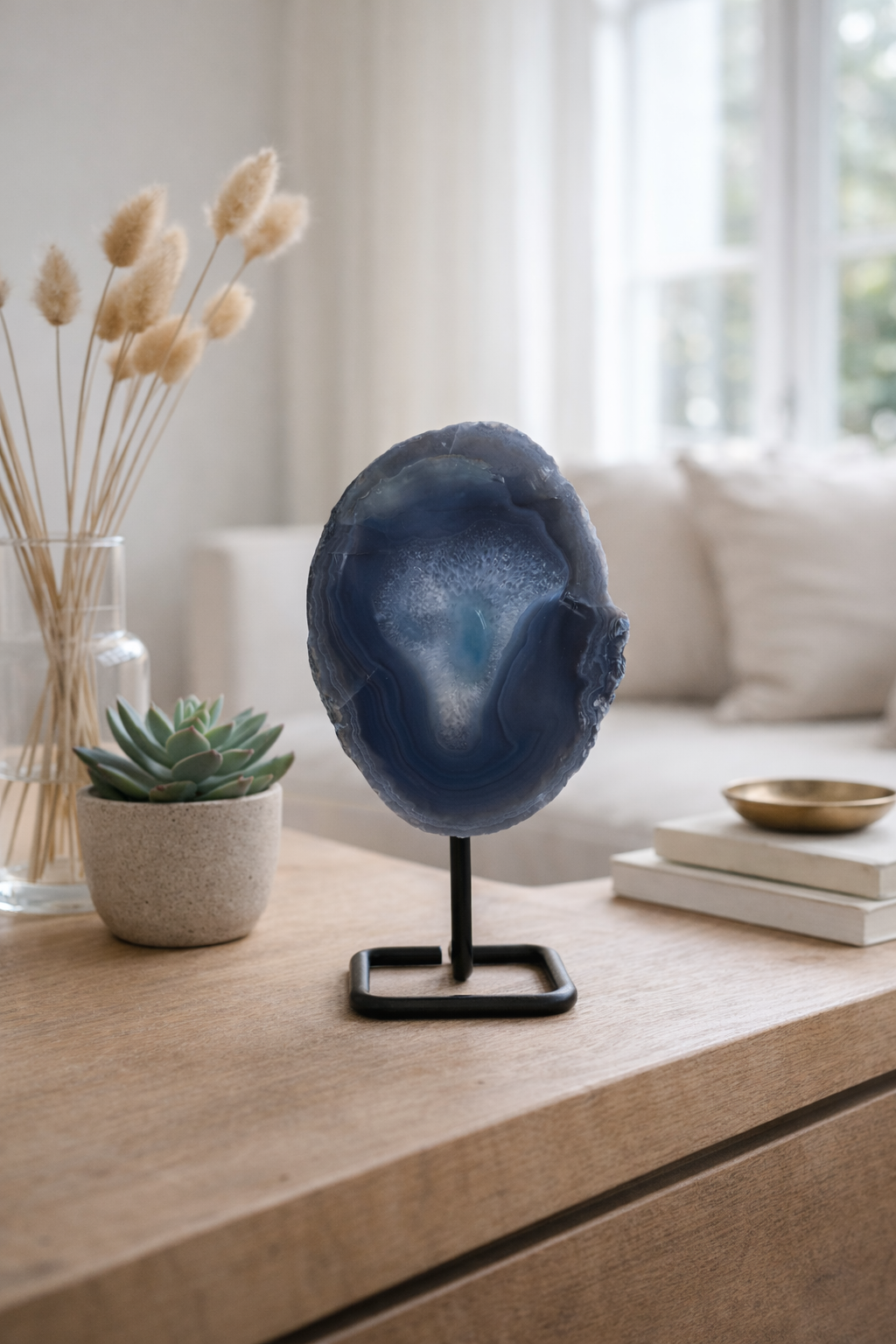 Achat Geode auf Ständer #8