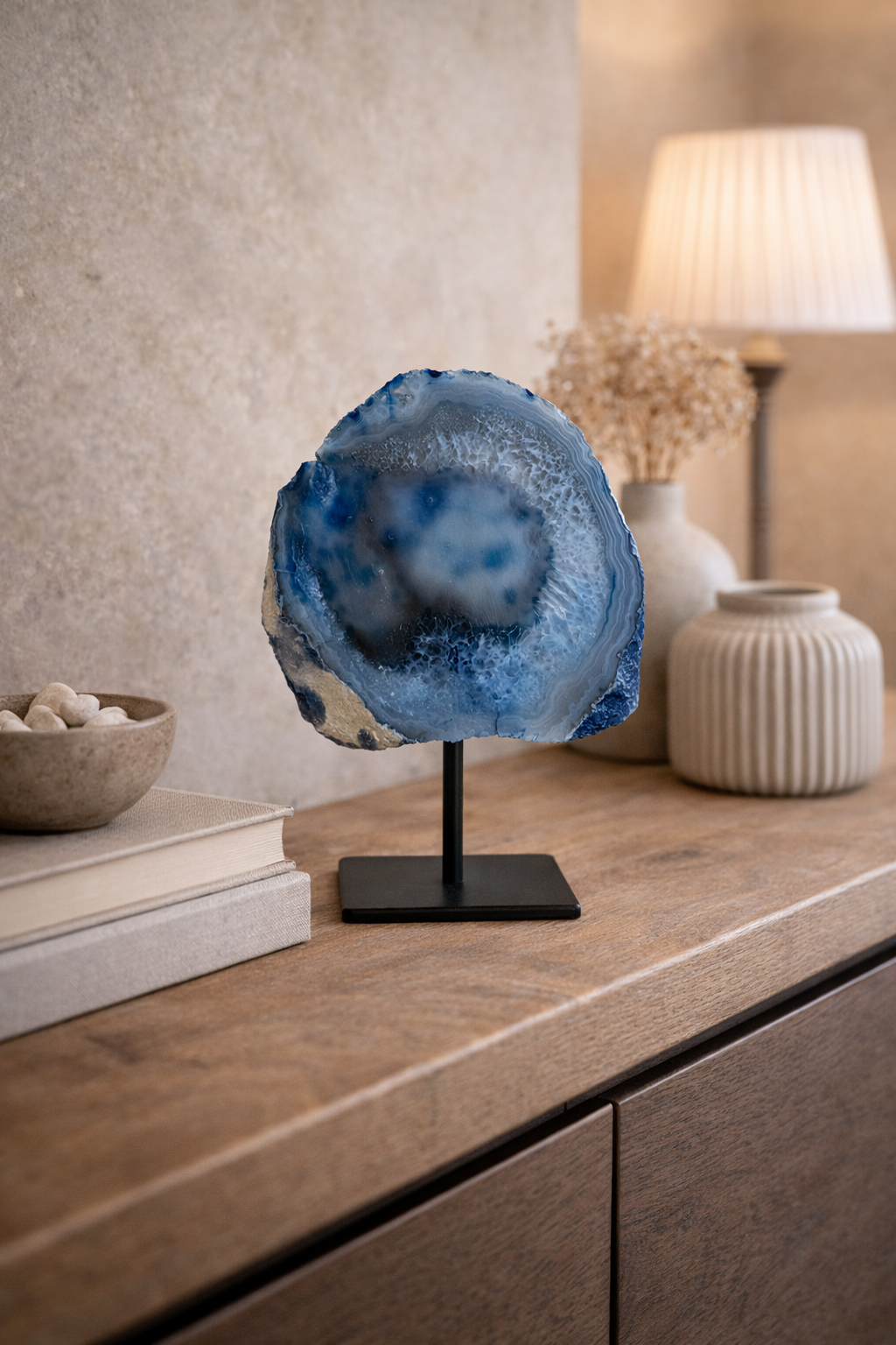 Achat Geode auf Ständer #9