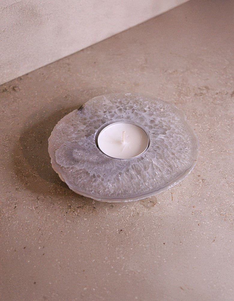 Teelichthalter Achatscheibe #5