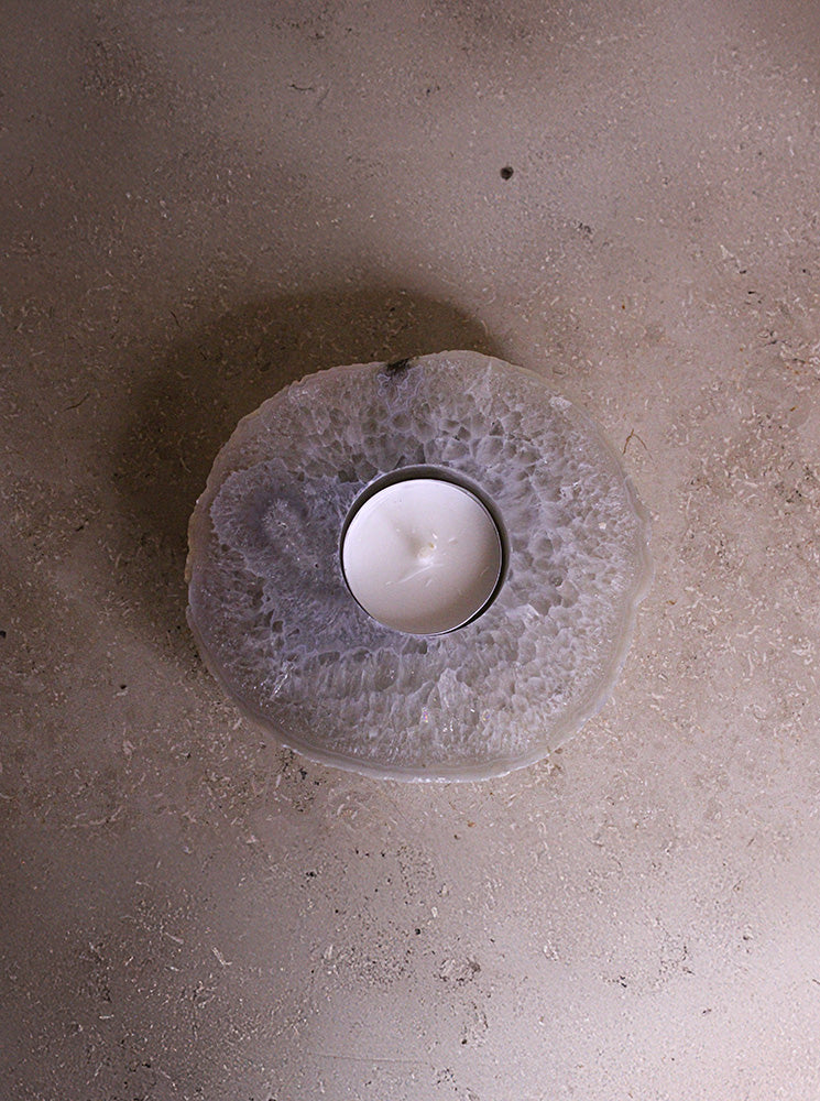 Teelichthalter Achatscheibe #5