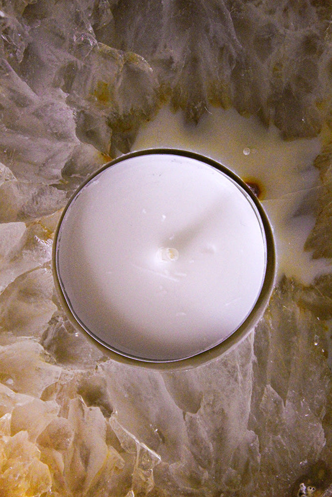 Teelichthalter Achatscheibe #1