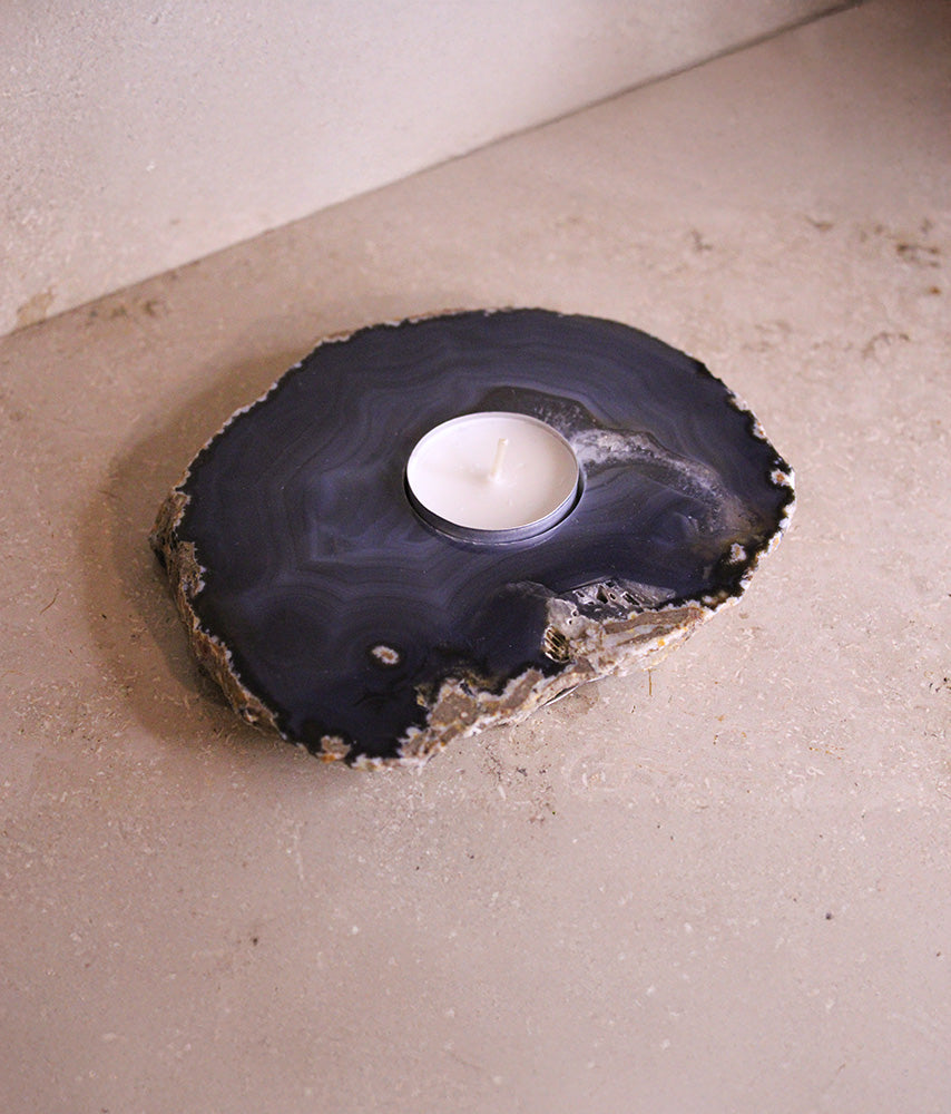 Teelichthalter Achatscheibe #3