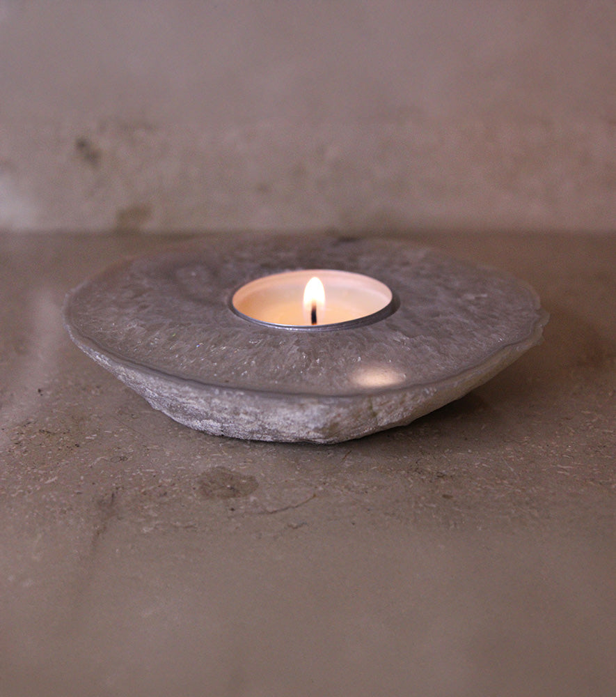 Teelichthalter Achatscheibe #5