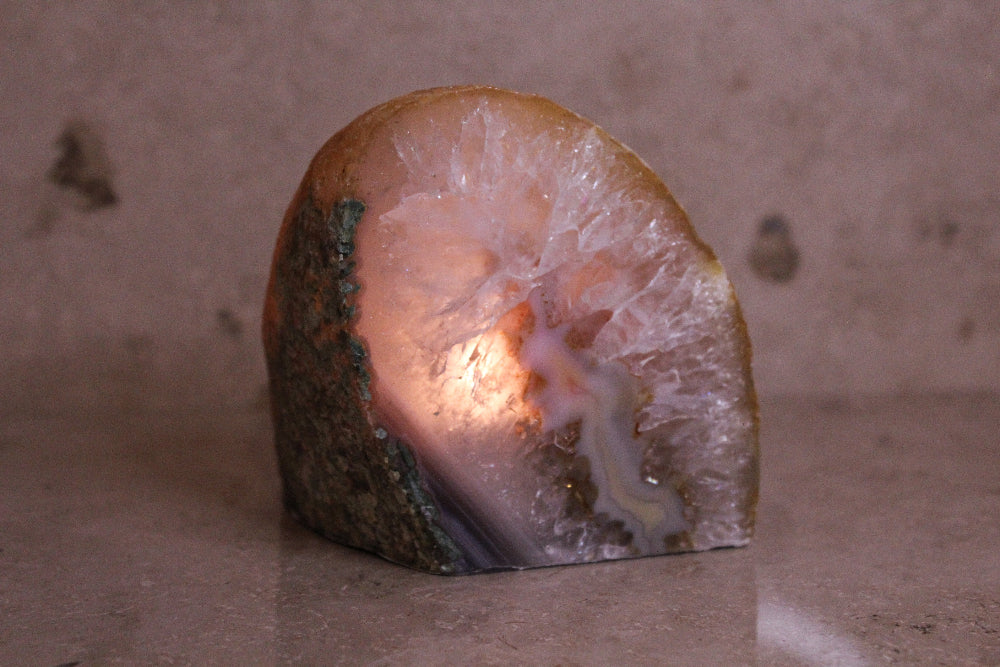 Teelichthalter Achatgeode #2