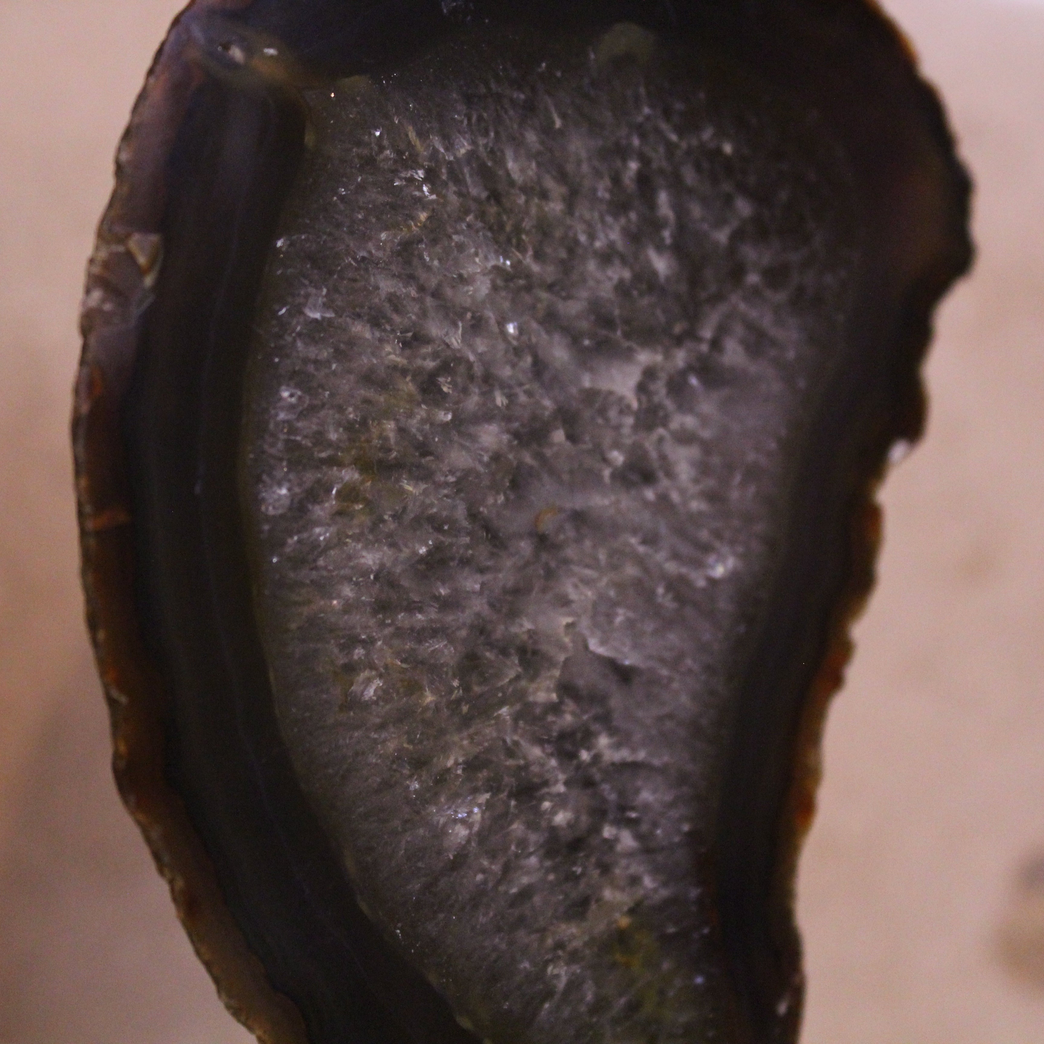 Achat Geode auf Ständer #10