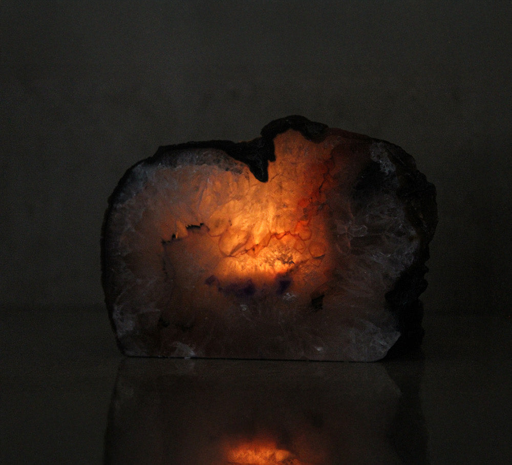 Teelichthalter Achatgeode #3