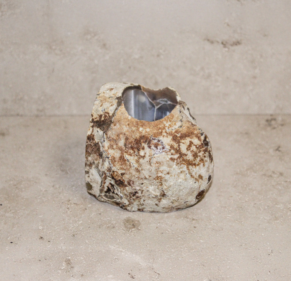 Teelichthalter Achatgeode #4
