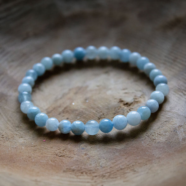 Kugelarmband Aquamarin