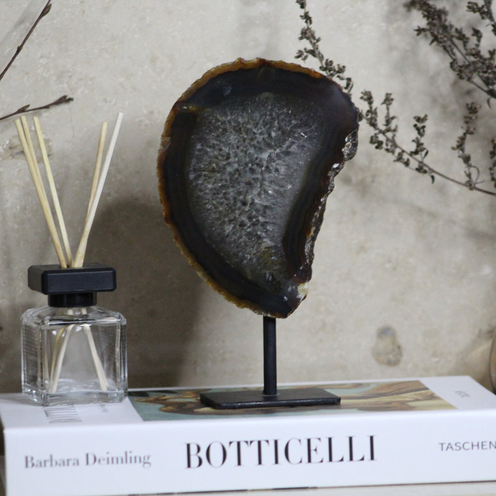 Achat Geode auf Ständer #10
