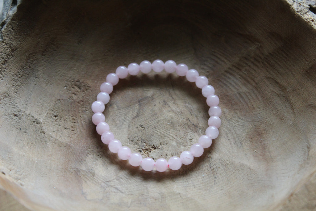 Kugelarmband Rosenquarz - 4 mm
