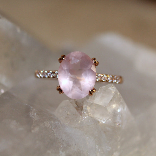 Ring Rosenquarz - Lunara