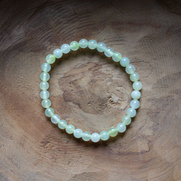 Kugelarmband Serpentin (China Jade)