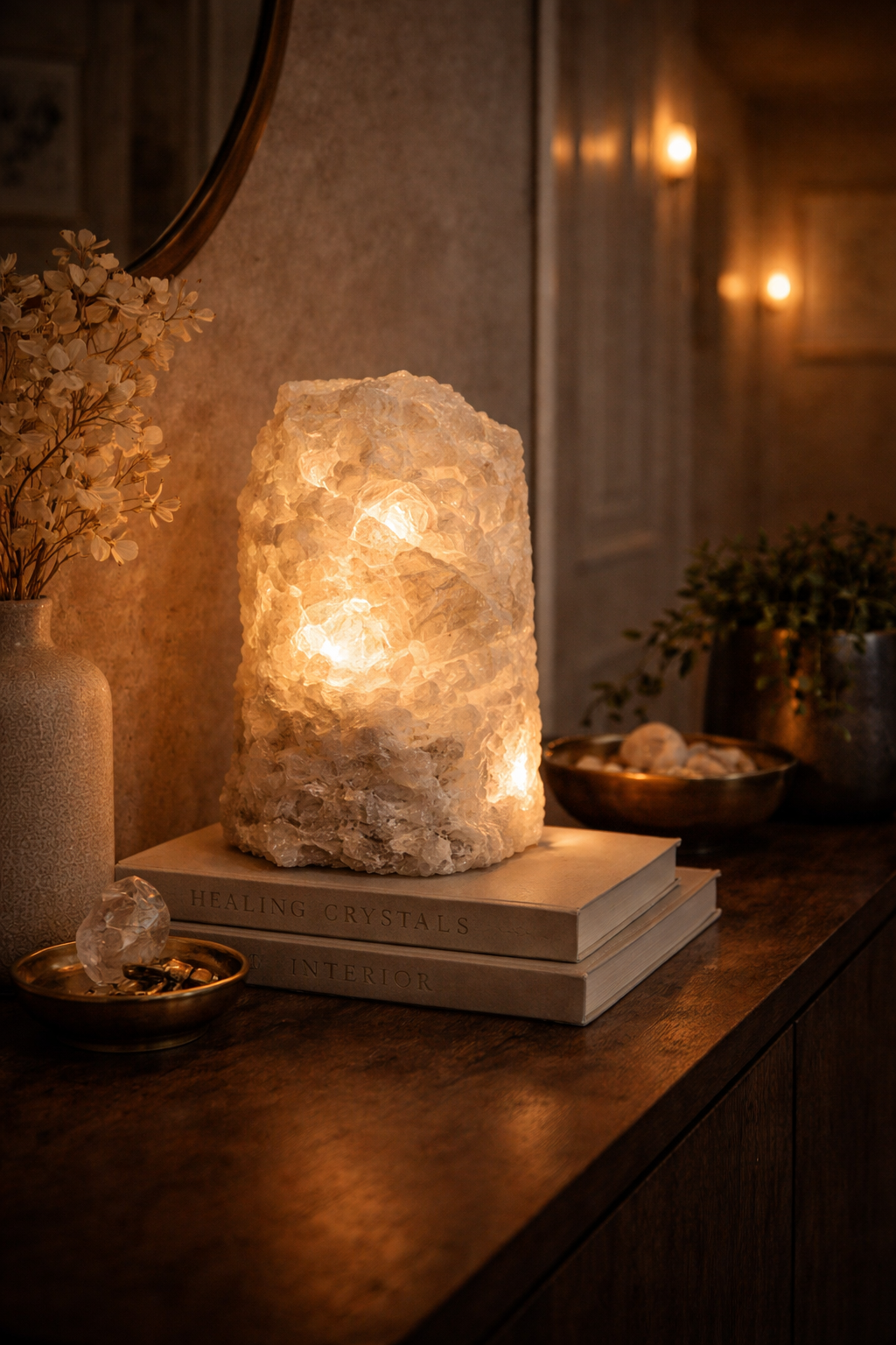 Lampe - Bergkristall #1