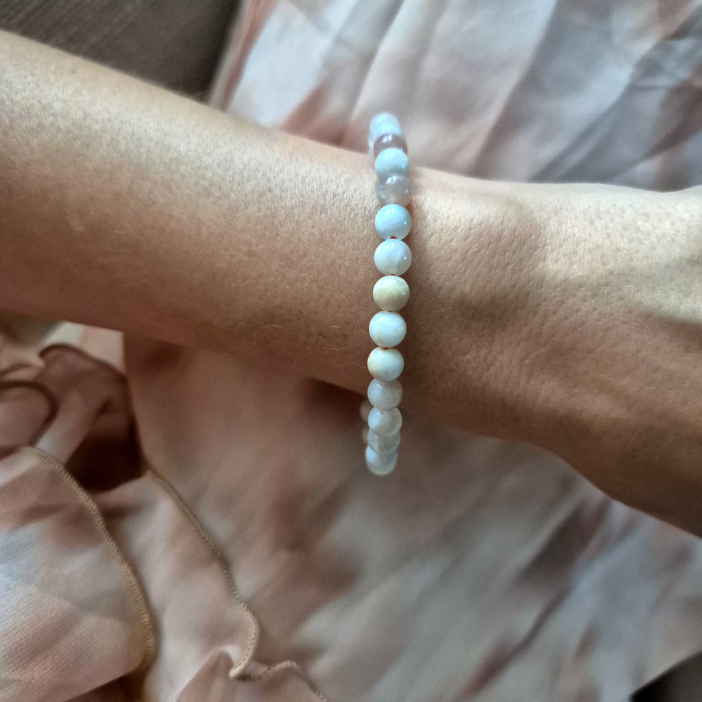 Kugelarmband Mondstein Multi