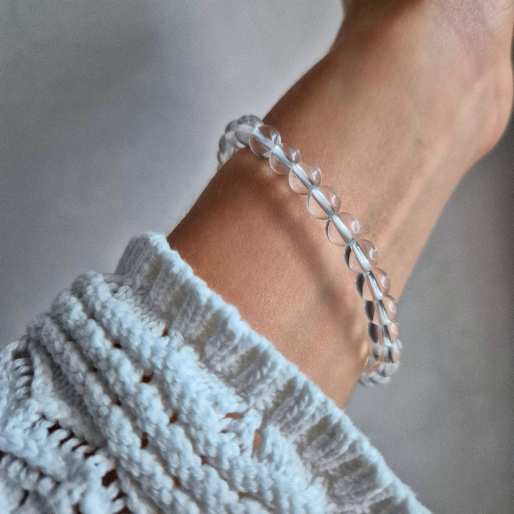 Kugelarmband Bergkristall