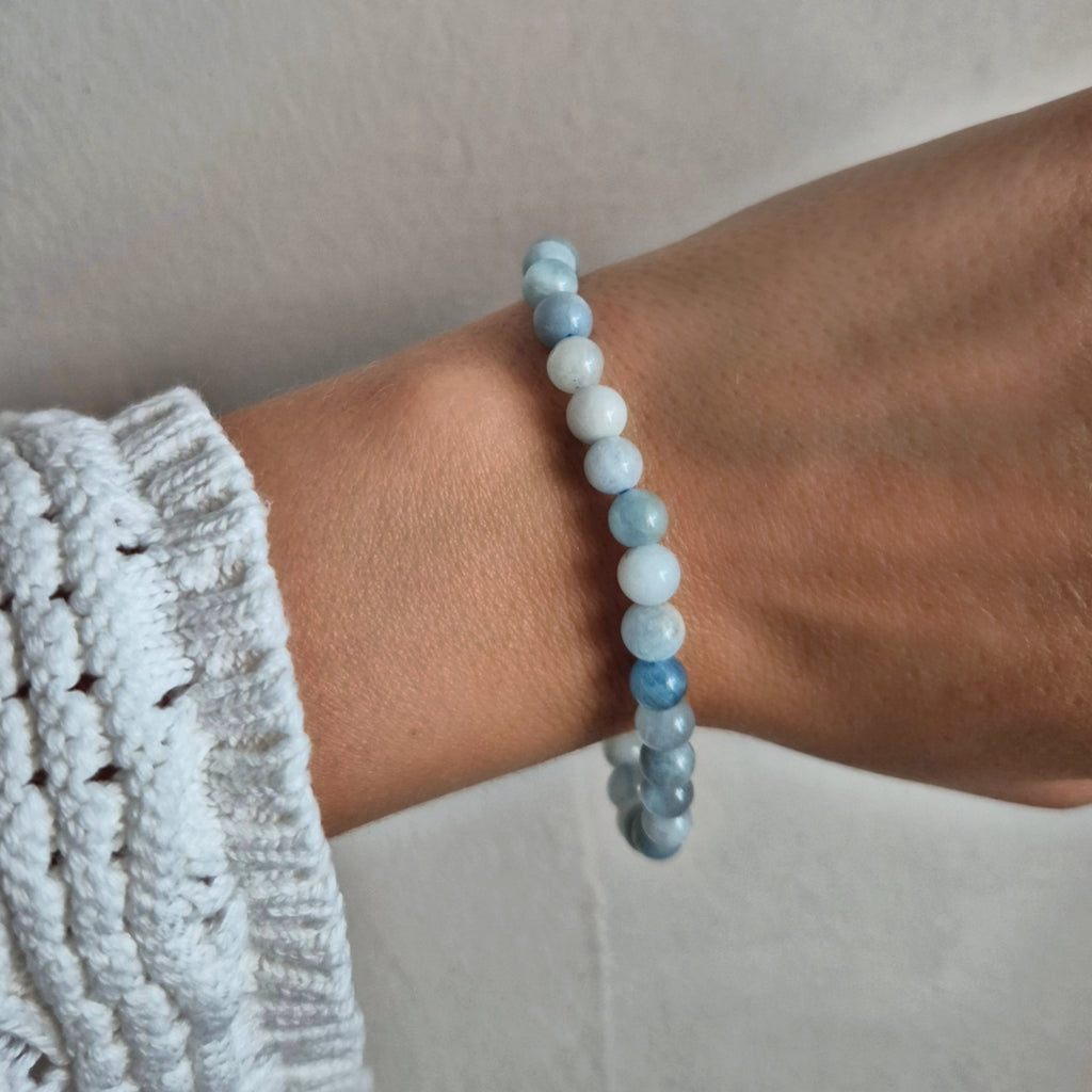 Kugelarmband Aquamarin