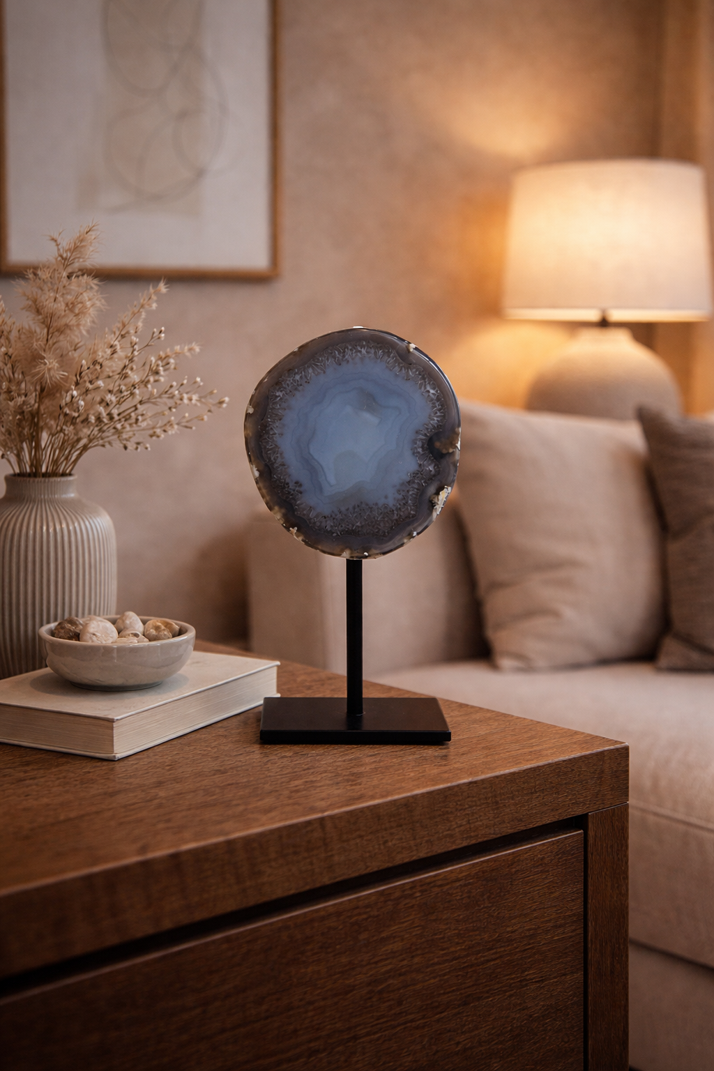 Achat Geode auf Ständer #3