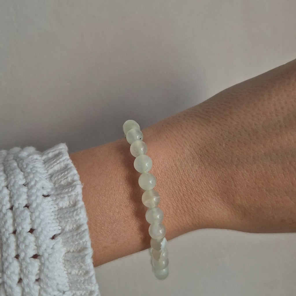 Kugelarmband Serpentin (China Jade)