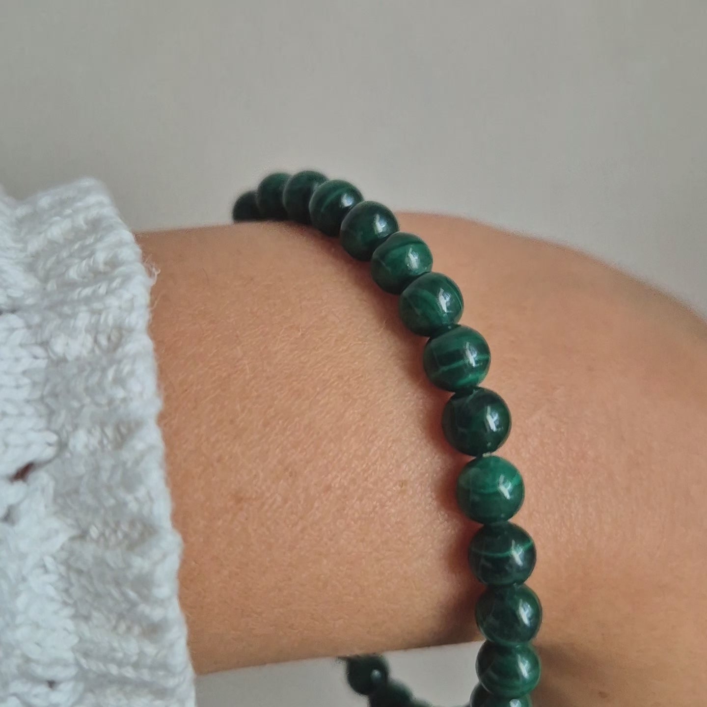 Kugelarmband Malachit