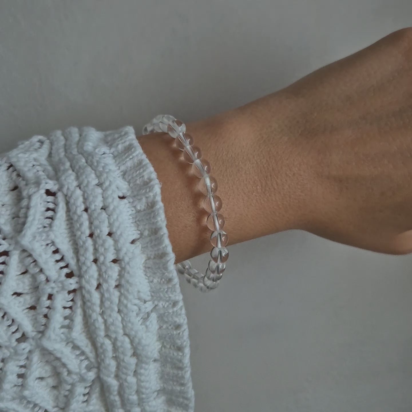 Kugelarmband Bergkristall